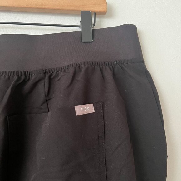 NWT Figs High Waisted Zamora Jogger Scrub Pants Black Women's Plus Size 3X - Picture 9 of 11